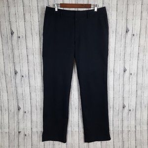 Under Armour Pants Men's 34x32 Black Flat Front 100% Polyester